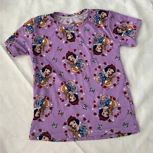 Snow White Purple  T-Shirt Unbranded Estimated Fit 7/8 Girls Youth Disney